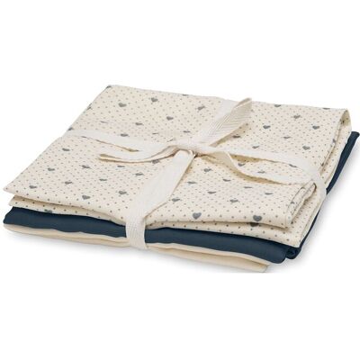 That's Write Bora Muslin Cloth 3-Pack 70X70CM Patterned 70X70CM That's Write Bora Muslin Cloth 3-Pack 70X70CM Patterned 70X70CM