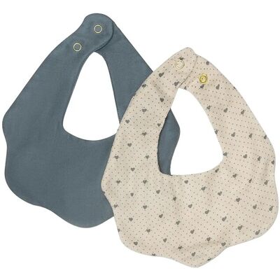 That's Write Roy Bibs 2-Pack ONE SIZE Grey ONE SIZE That's Write Roy Bibs 2-Pack ONE SIZE Grey ONE SIZE