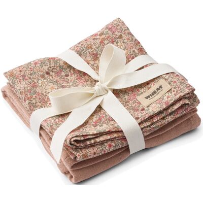 Wheat 2 Pk Muslin Kaya ONE SIZE Pink ONE SIZE Wheat 2 Pk Muslin Kaya ONE SIZE Pink ONE SIZE
