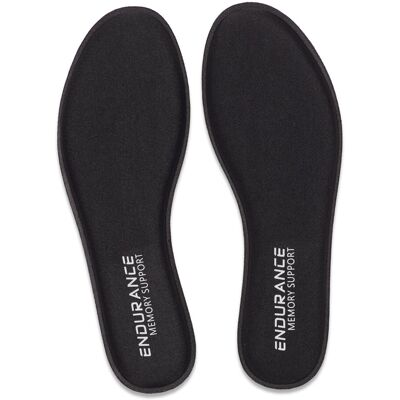 Endurance Memory Support Insole 42 Black 42 Endurance Memory Support Insole 42 Black 42