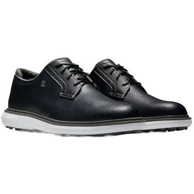 FootJoy Fj Traditions Spikeless Blucher 45 Black 45 FootJoy Fj Traditions Spikeless Blucher 45 Black 45