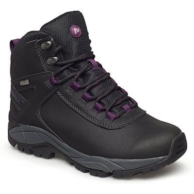 Merrell Women's Vego Mid Ltr Wp - Black/Gloxinia 37 Purple 37 Merrell Women's Vego Mid Ltr Wp - Black/Gloxinia 37 Purple 37