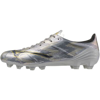 Mizuno - Alpha II Pro MD - Grå - Turf - Fotballsko Mizuno - Alpha II Pro MD - Grå - Turf - Fotballsko