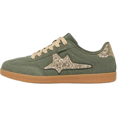 ONLY Onlsandra Side Panel Sneaker 39 Green 39 ONLY Onlsandra Side Panel Sneaker 39 Green 39