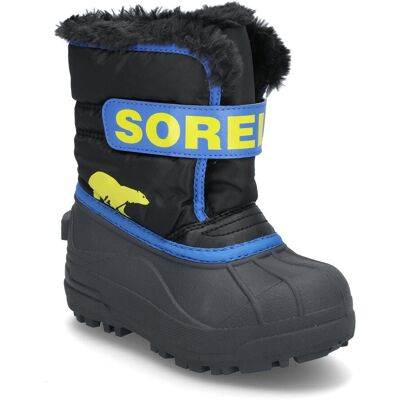 Sorel Childrens Snow Commander Boot 25 Black 25 Sorel Childrens Snow Commander Boot 25 Black 25