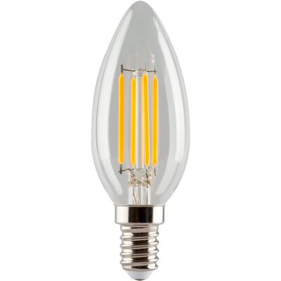 e3light LED 4W 470lm Klar CRI90+ Dimmbar E14 - Lyspære e3light LED 4W 470lm Klar CRI90+ Dimmbar E14 - Lyspære