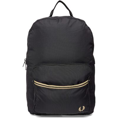 Fred Perry Tipped Tape Backpack ONE SIZE Black ONE SIZE Fred Perry Tipped Tape Backpack ONE SIZE Black ONE SIZE