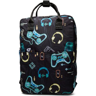 Lindex Backpack Gaming ONE SIZE Black ONE SIZE Lindex Backpack Gaming ONE SIZE Black ONE SIZE