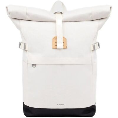 SANDQVIST Icon Rolltop Backpack M M White M SANDQVIST Icon Rolltop Backpack M M White M