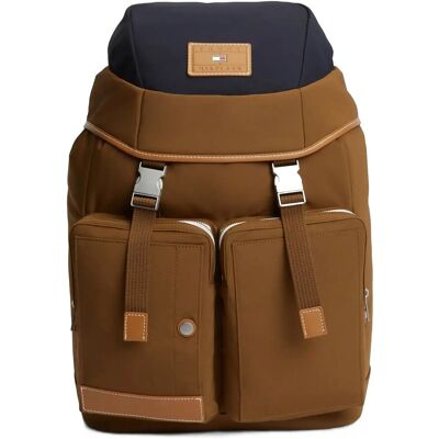 Tommy Hilfiger Th Casual Flag Backpack ONE SIZE Brown ONE SIZE Tommy Hilfiger Th Casual Flag Backpack ONE SIZE Brown ONE SIZE