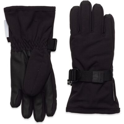 Reima tec Gloves, Tartu 4 Black 4 Reima tec Gloves, Tartu 4 Black 4
