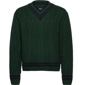 Abercrombie & Fitch Oversized Cricket Cable V Neck XXL Green XXL Abercrombie & Fitch Oversized Cricket Cable V Neck XXL Green XXL