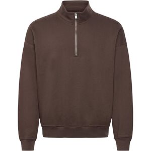 Abercrombie & Fitch Essential Half Zip Mock XS Brown XS Abercrombie & Fitch Essential Half Zip Mock XS Brown XS