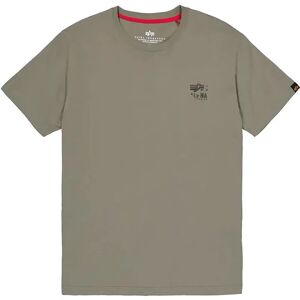Alpha Industries Camo Logo Puff Print Back Print T M Khaki M Alpha Industries Camo Logo Puff Print Back Print T M Khaki M