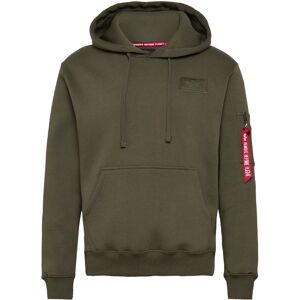 Alpha Industries Back Print Hoodie S Khaki S Alpha Industries Back Print Hoodie S Khaki S