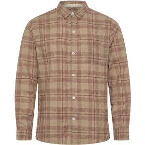 Anerkjendt Akleif Cot/Lin Check Shirt XL Brown XL Anerkjendt Akleif Cot/Lin Check Shirt XL Brown XL