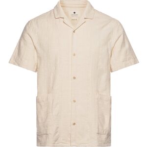 Anerkjendt Akleon Check Pattern Ss Shirt M Cream M Anerkjendt Akleon Check Pattern Ss Shirt M Cream M