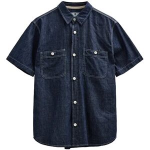 Anerkjendt Aktheshirt Chambray Ss Shirt XXL Blue XXL Anerkjendt Aktheshirt Chambray Ss Shirt XXL Blue XXL