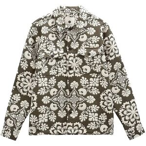 Anerkjendt Akoscar Flower Jacq Overshirt XXL Khaki XXL Anerkjendt Akoscar Flower Jacq Overshirt XXL Khaki XXL