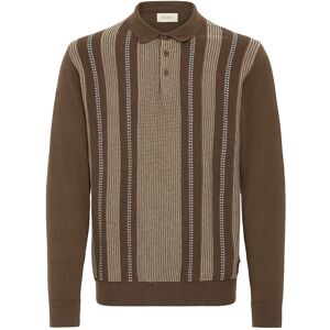 Blend Bhbertil Polo Knit M Brown M Blend Bhbertil Polo Knit M Brown M