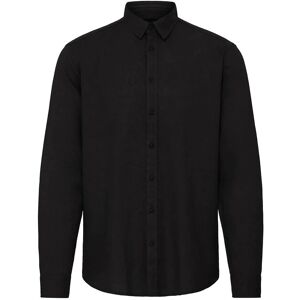 Blend Bhbobby Linen L/S M Black M Blend Bhbobby Linen L/S M Black M