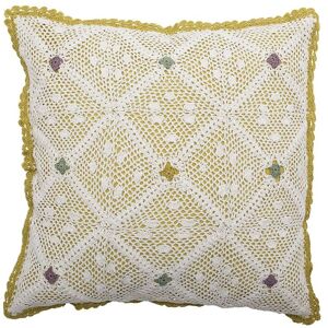 Bloomingville Rovigo Cushion 45X45CM Green 45X45CM Bloomingville Rovigo Cushion 45X45CM Green 45X45CM