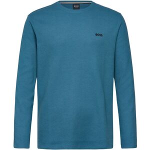 Boss Waffle Ls-Shirt M Blue M Boss Waffle Ls-Shirt M Blue M