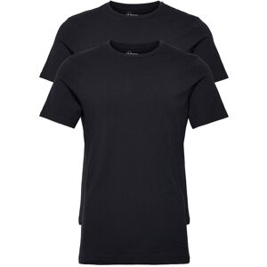 Bread & Boxers 2-Pack Crew Neck XXL Black XXL Bread & Boxers 2-Pack Crew Neck XXL Black XXL