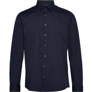 Calvin Poplin Stretch Slim Shirt 42 Navy 42 Calvin Poplin Stretch Slim Shirt 42 Navy 42