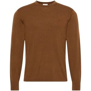 Calvin Ls 100% Merino Crew 14Gg XL Brown XL Calvin Ls 100% Merino Crew 14Gg XL Brown XL