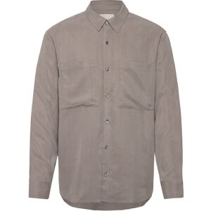 Calvin Ls Drapey Relaxed Shirt M Brown M Calvin Ls Drapey Relaxed Shirt M Brown M