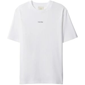 Calvin Ss Stretch Cotton Pique Nano Tee L White L Calvin Ss Stretch Cotton Pique Nano Tee L White L