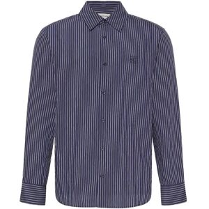 Calvin Ls Thin Striped Viscose Easy Shi S Black S Calvin Ls Thin Striped Viscose Easy Shi S Black S