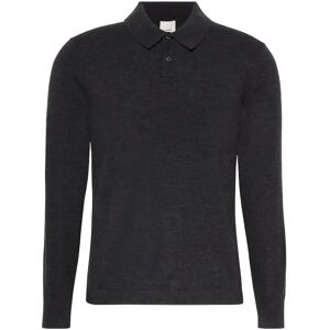 Calvin Ls 100% Merino Polo 14Gg M Grey M Calvin Ls 100% Merino Polo 14Gg M Grey M
