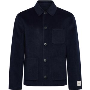 Calvin Ls Double Face Wool Blend Chore M Navy M Calvin Ls Double Face Wool Blend Chore M Navy M
