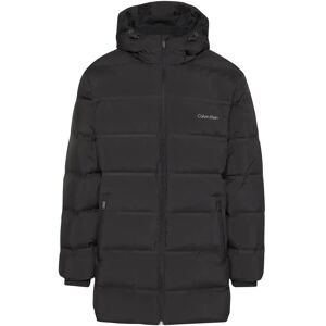 Calvin Ls Bonded Chnnld Long Hooded Puf M Black M Calvin Ls Bonded Chnnld Long Hooded Puf M Black M