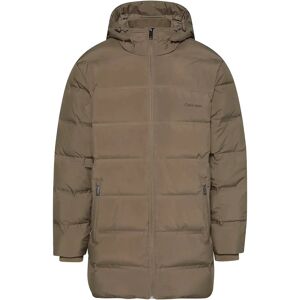Calvin Ls Bonded Chnnld Long Hooded Puf M Brown M Calvin Ls Bonded Chnnld Long Hooded Puf M Brown M