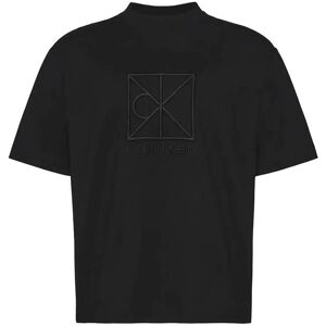 Calvin Ss Rlxd Premium Interlock Emblem L Black L Calvin Ss Rlxd Premium Interlock Emblem L Black L