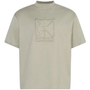 Calvin Ss Rlxd Premium Interlock Emblem S Beige S Calvin Ss Rlxd Premium Interlock Emblem S Beige S