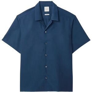 Calvin Ss Camp Collar Drapey Lyocell Ea M Navy M Calvin Ss Camp Collar Drapey Lyocell Ea M Navy M