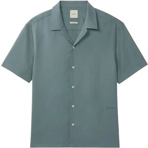 Calvin Ss Camp Collar Drapey Lyocell Ea M Blue M Calvin Ss Camp Collar Drapey Lyocell Ea M Blue M