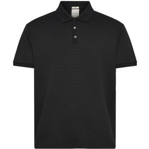 Calvin Ss Tonal Stripe Polo M Black M Calvin Ss Tonal Stripe Polo M Black M