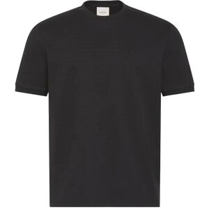 Calvin Ss Tonal Stripe Crewnk Tee L Black L Calvin Ss Tonal Stripe Crewnk Tee L Black L