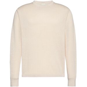 Calvin Ls Linen Blend Crew Swtr 12Gg S Cream S Calvin Ls Linen Blend Crew Swtr 12Gg S Cream S