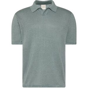Calvin Ss Linen Blnd Johnny Swtr 12Gg S Blue S Calvin Ss Linen Blnd Johnny Swtr 12Gg S Blue S