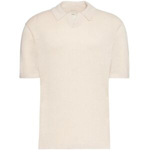 Calvin Ss Linen Blnd Johnny Swtr 12Gg S Cream S Calvin Ss Linen Blnd Johnny Swtr 12Gg S Cream S