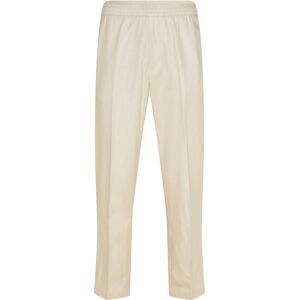 Calvin Straight Linen Pull On Pant L Beige L Calvin Straight Linen Pull On Pant L Beige L