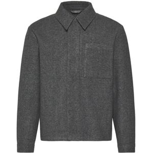 Calvin Ls Filled Tech Wool Shirt Jacket XXL Grey XXL Calvin Ls Filled Tech Wool Shirt Jacket XXL Grey XXL