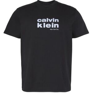 Calvin Ss 30S Whsl Ckj Jersey Graphic T L Black L Calvin Ss 30S Whsl Ckj Jersey Graphic T L Black L