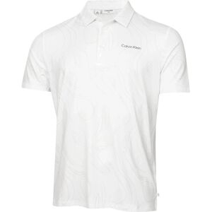 Calvin Marble Print Polo XL White XL Calvin Marble Print Polo XL White XL